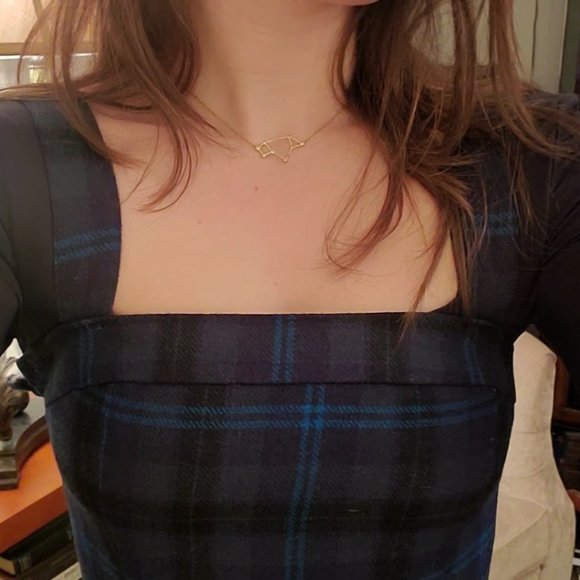 AMERICAN EAGLE Plaid Midi Dress - Picture 4 of 9